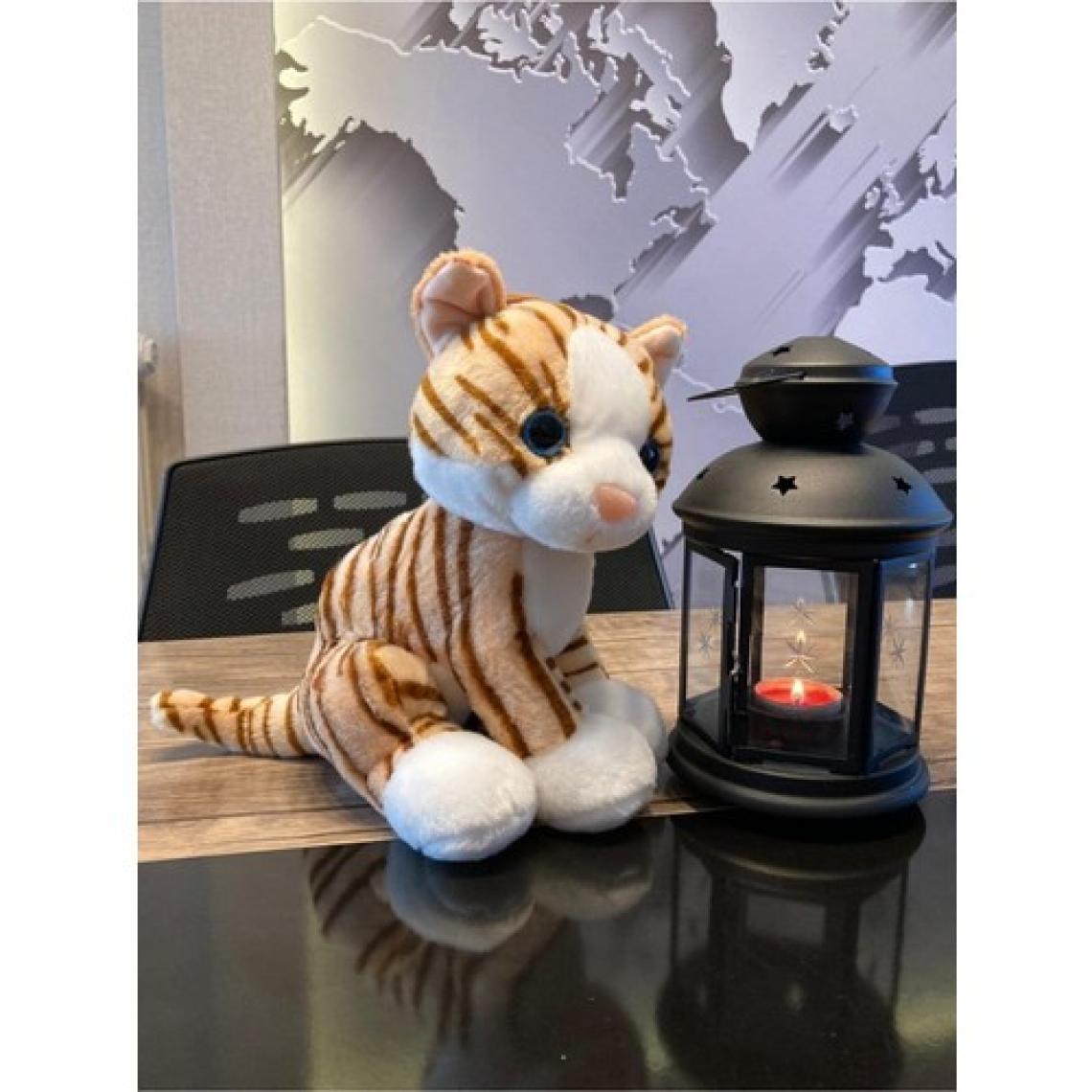 Top Rock Store Krem Peluş Kedi 28CM
