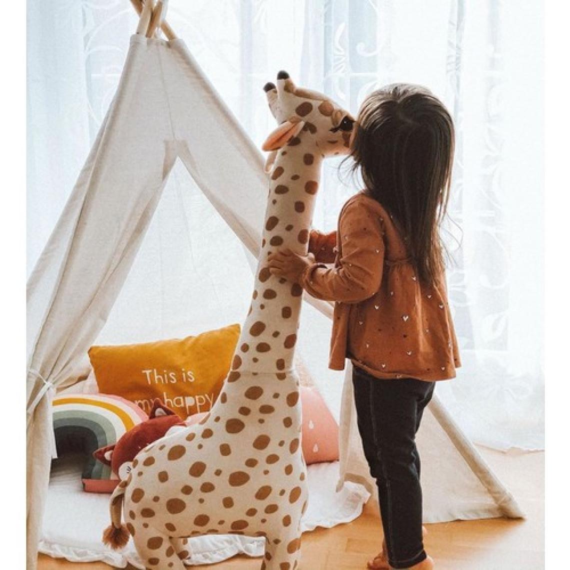 Sole Büyük Yumuşak 1 Metre Oyuncak Peluş Zürafa, Uyku ve Oyun ARKADAŞI-100 CM,HM403