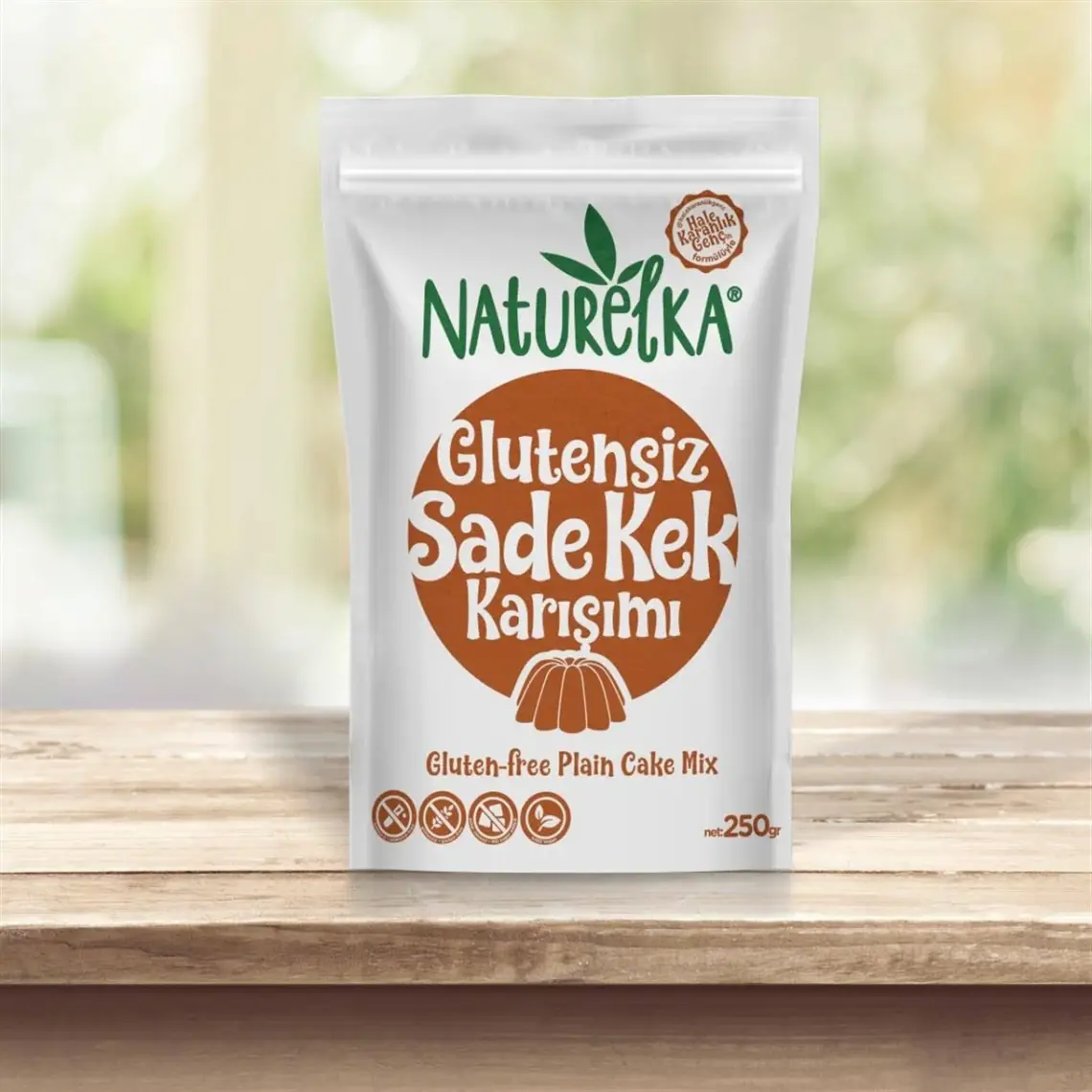 Naturelka Glutensiz Sade Kek Karışımı 250 gr