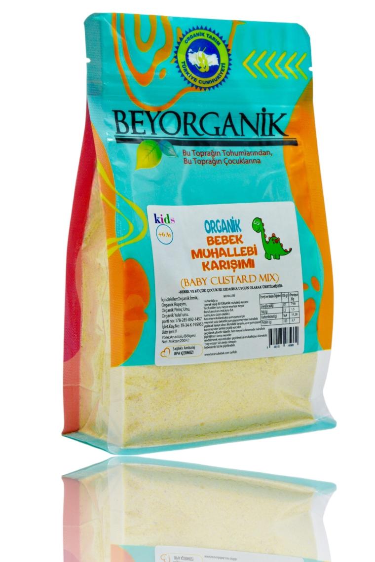 Organik Bebek Muhallebisi (YULAFLI) 200gr