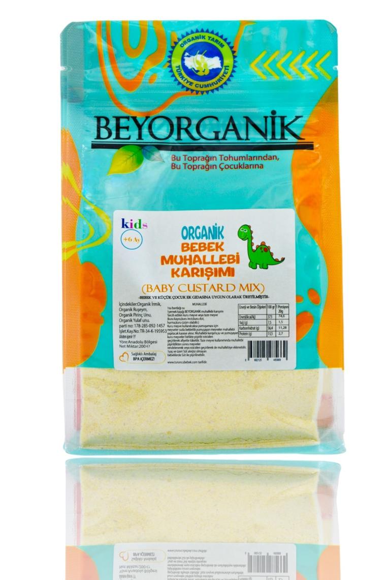 Organik Bebek Muhallebisi (YULAFLI) 200gr