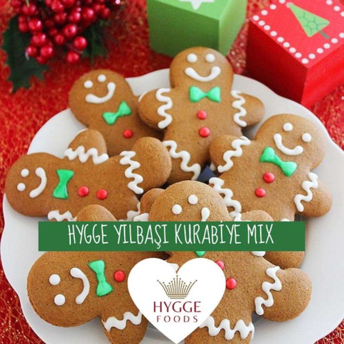 Hygge Foods Hygge Yılbaşı Kurabiye Mix - Zencefilli Ince Özel Kurabiye Gingerbread Limited Edition 180 gr