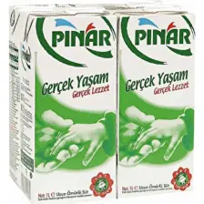 Pınar Tam Yağlı Süt 4x1 lt