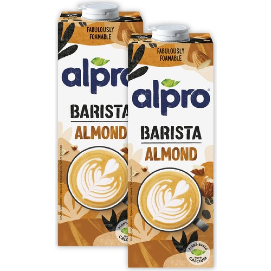 Alpro Barista Badem Sütü 2x1 L Vegan Laktozsuz Bitkisel Bazlı
