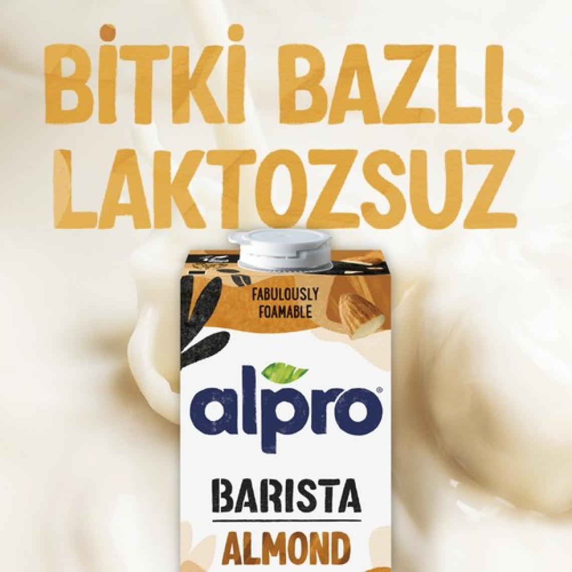 Alpro Barista Badem Sütü 2x1 L Vegan Laktozsuz Bitkisel Bazlı