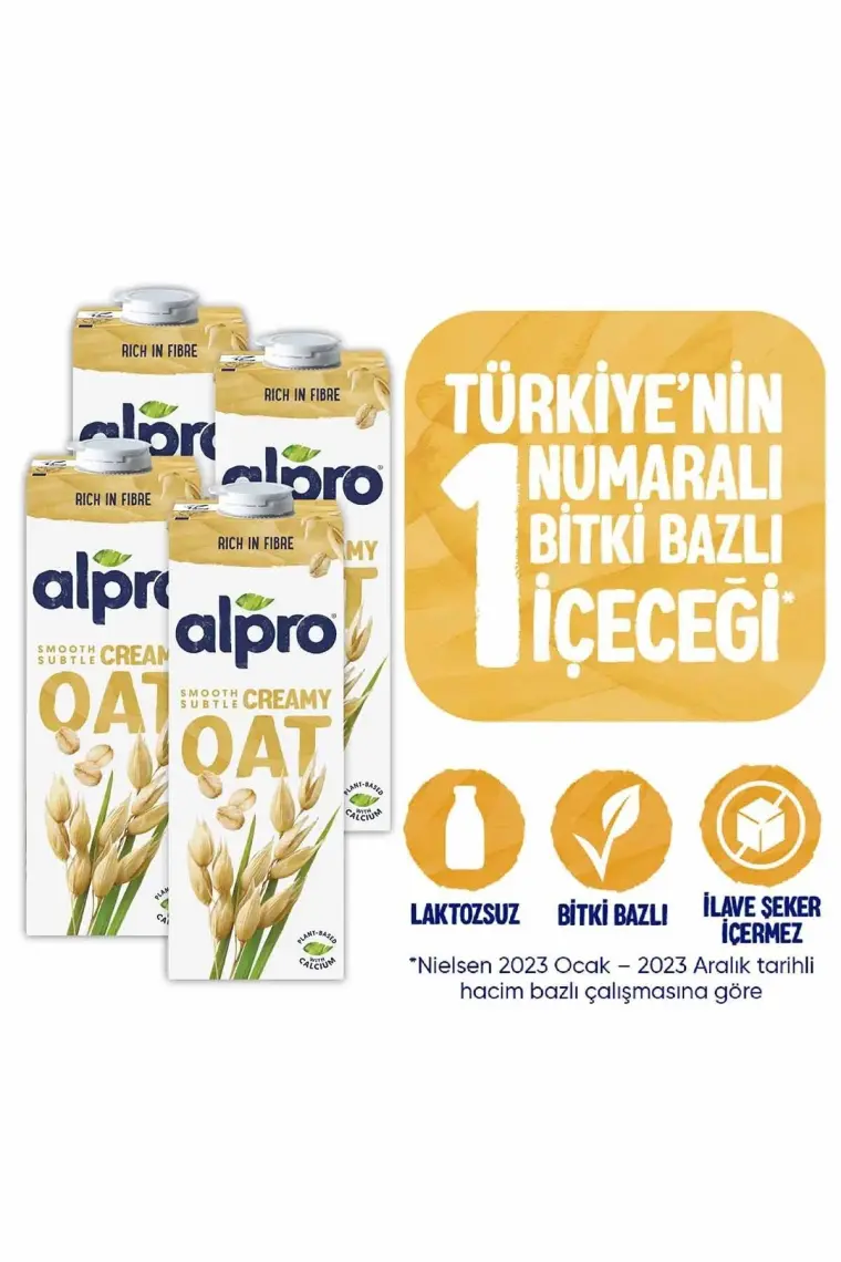 Alpro Yulaf Sütü 4x1L