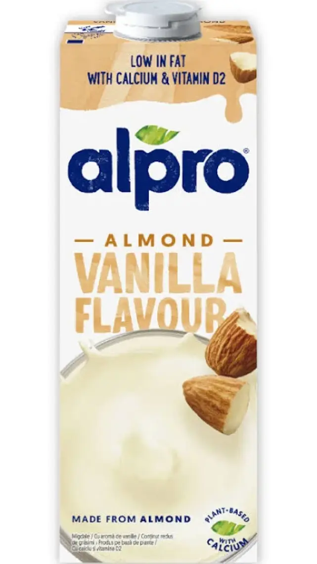 Alpro Vanilya Badem Sütü 1 L Vegan Laktozsuz Bitkisel Bazlı