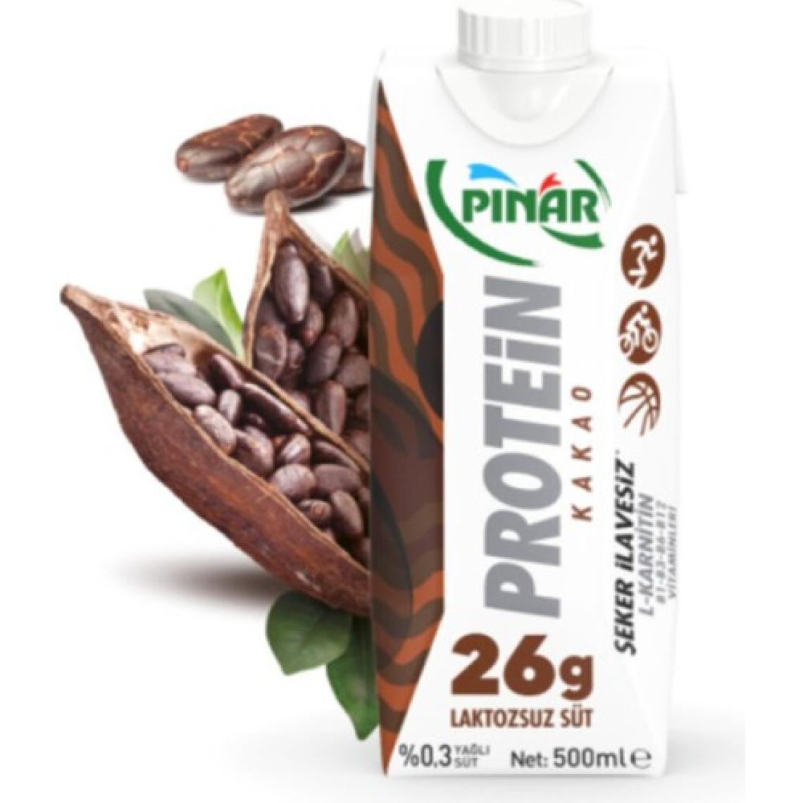 Pınar Protein Süt Karışık Set Vanilya, Kakao, Muz ,çilek 12'li