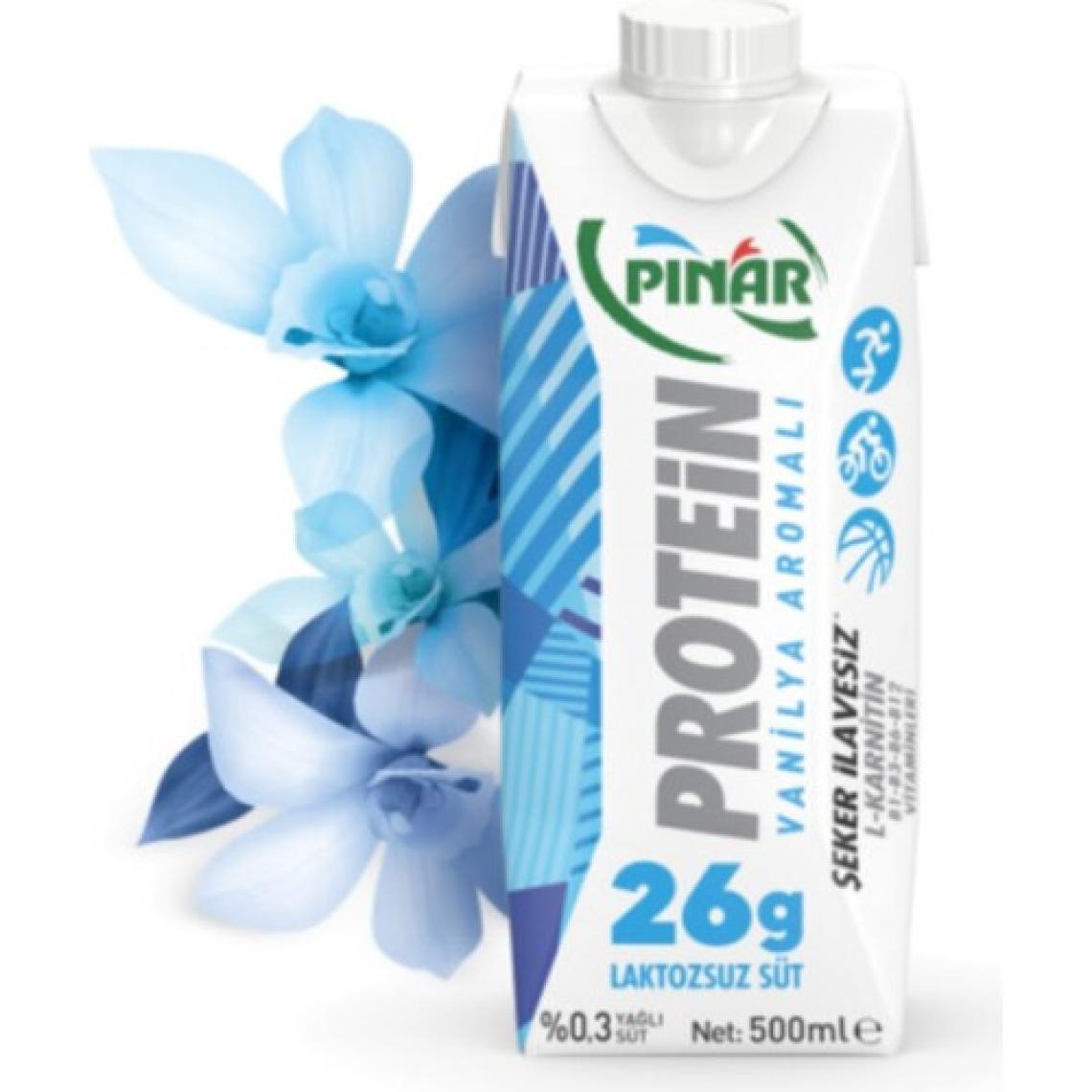 Pınar Protein Süt Karışık Set Vanilya, Kakao, Muz ,çilek 12'li