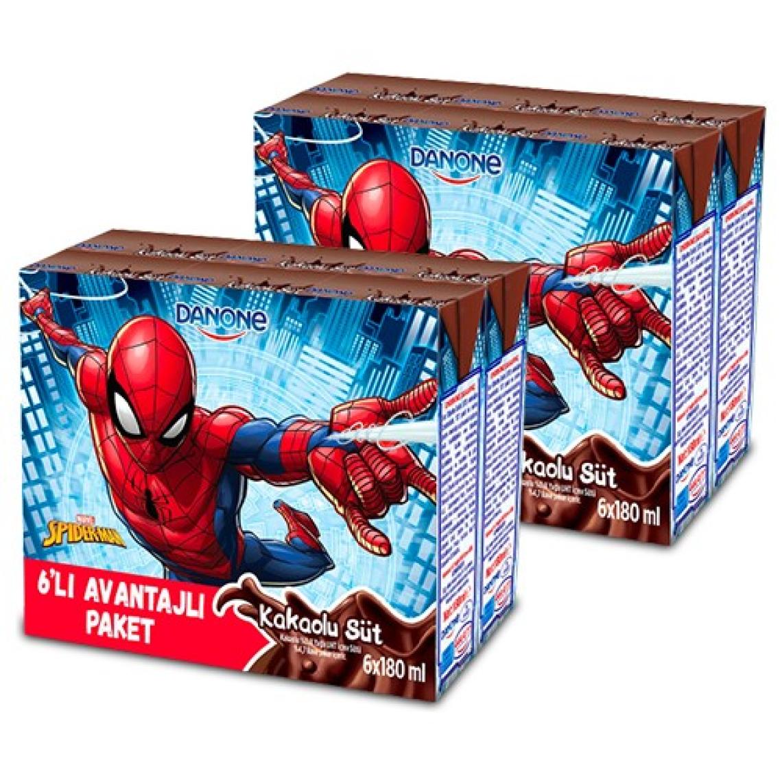 Danone Disney Kakaolu Uht Süt 180MLX6 x 2 Adet (Karakter Seçimi Yapılamamaktadır)