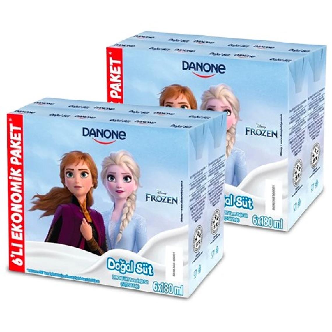 Danone Disney Karakterli Yarım Yağlı Sade Süt 180 ml X6 x 2 Adet (Karakter Seçimi Yapılamamaktadır)