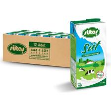 Sütaş Süt %2,5 Yağlı 1 lt x 12
