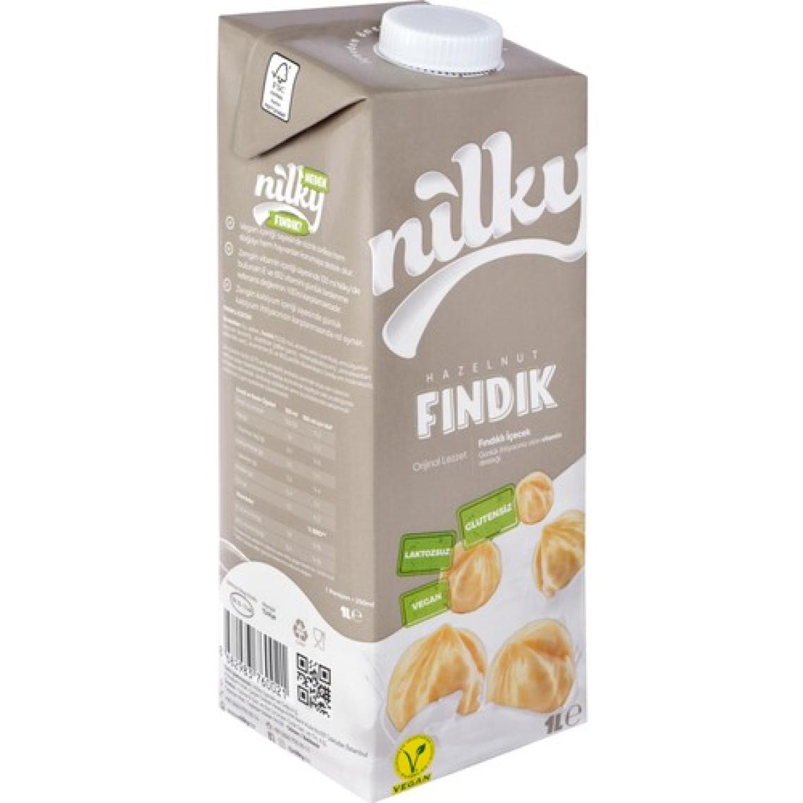 Nilky Fındık Sütü Glütensiz Bitkisel Bazlı Laktosuz Vegan 12x1 lt