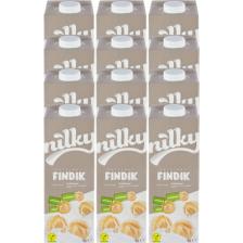 Nilky Fındık Sütü Glütensiz Bitkisel Bazlı Laktosuz Vegan 12x1 lt