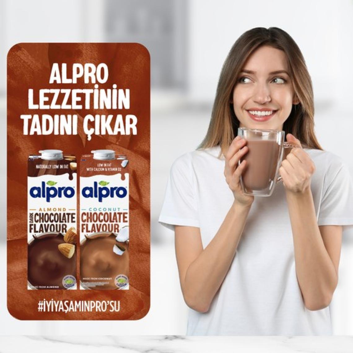 Alpro Çikolata Aromalı Hindistan Cevizli İçecek 1L