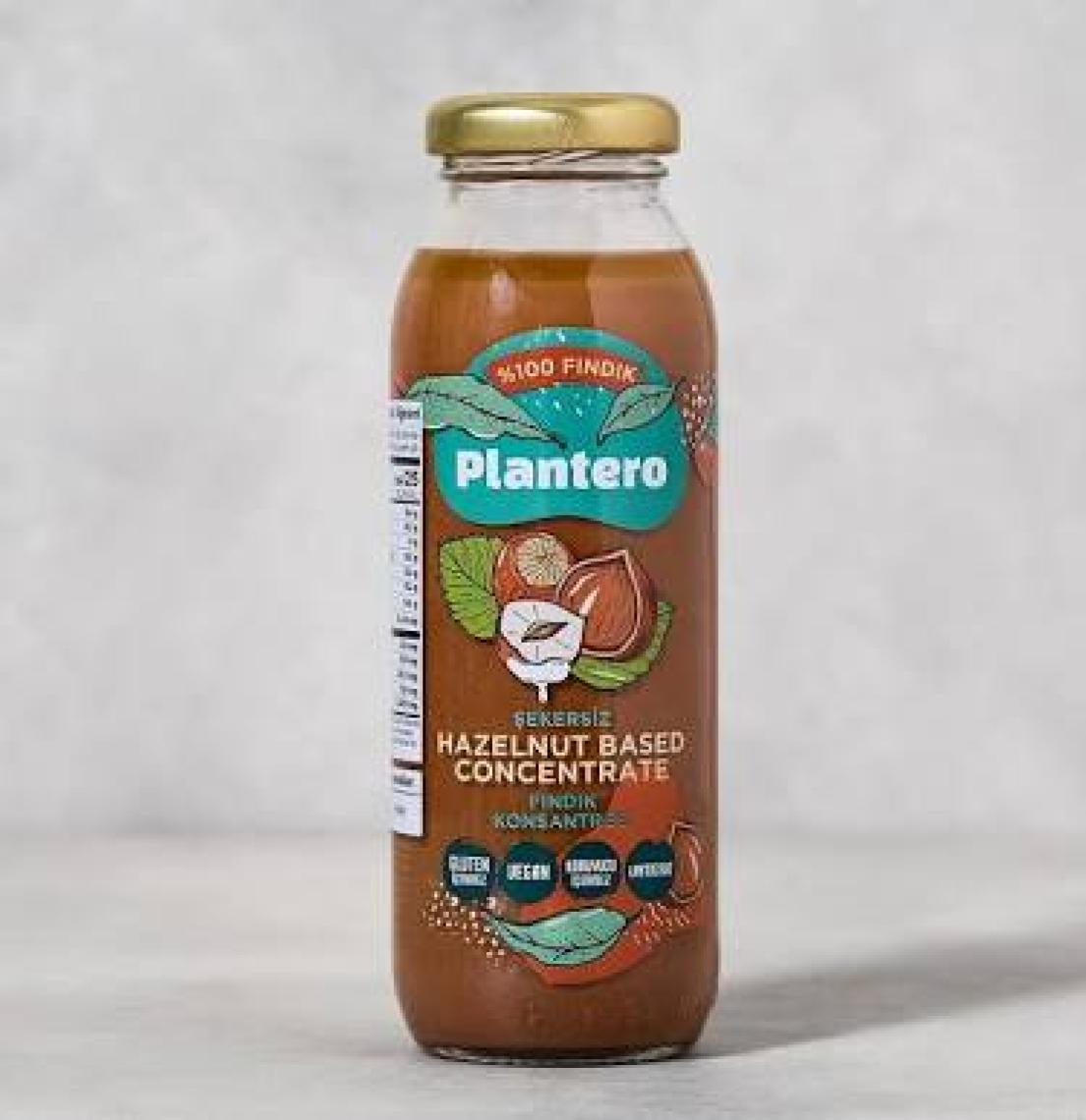 Plantero Fındık Sütü Bazı Konsantre (250gr,  Fındık, Şekersiz) 00003