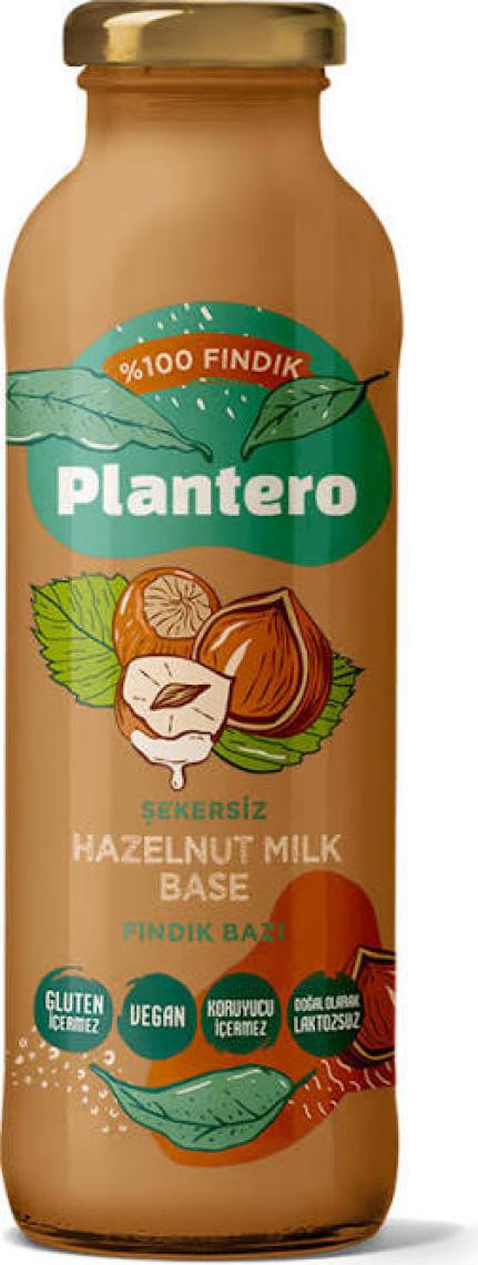 Plantero Fındık Sütü Bazı Konsantre (250gr,  Fındık, Şekersiz) 00003