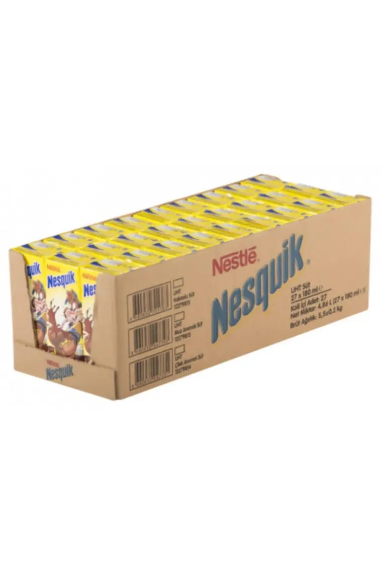 Nestle Nesquik Kakaolu Süt 180 ml x 27'li
