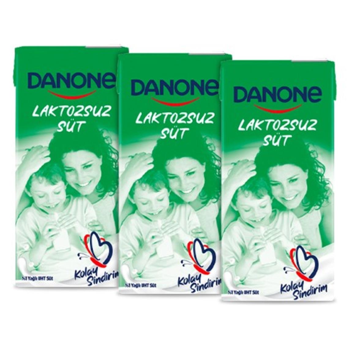Danone Laktozsuz UHT Süt 3x1L