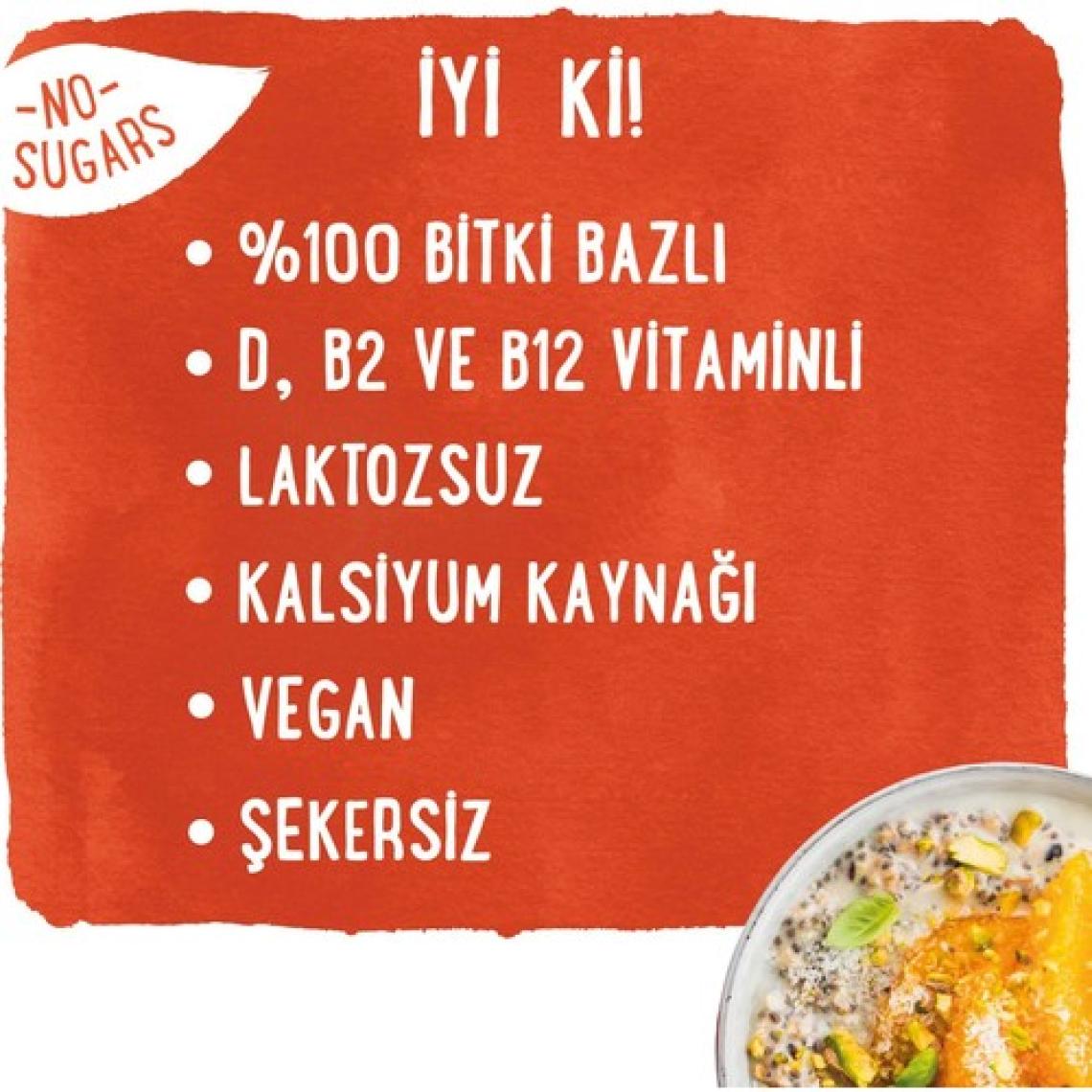 Alpro Şekersiz 4’lü Mix Set–badem Sütü&Hindistan Cevizi Süt 4 x 1 lt