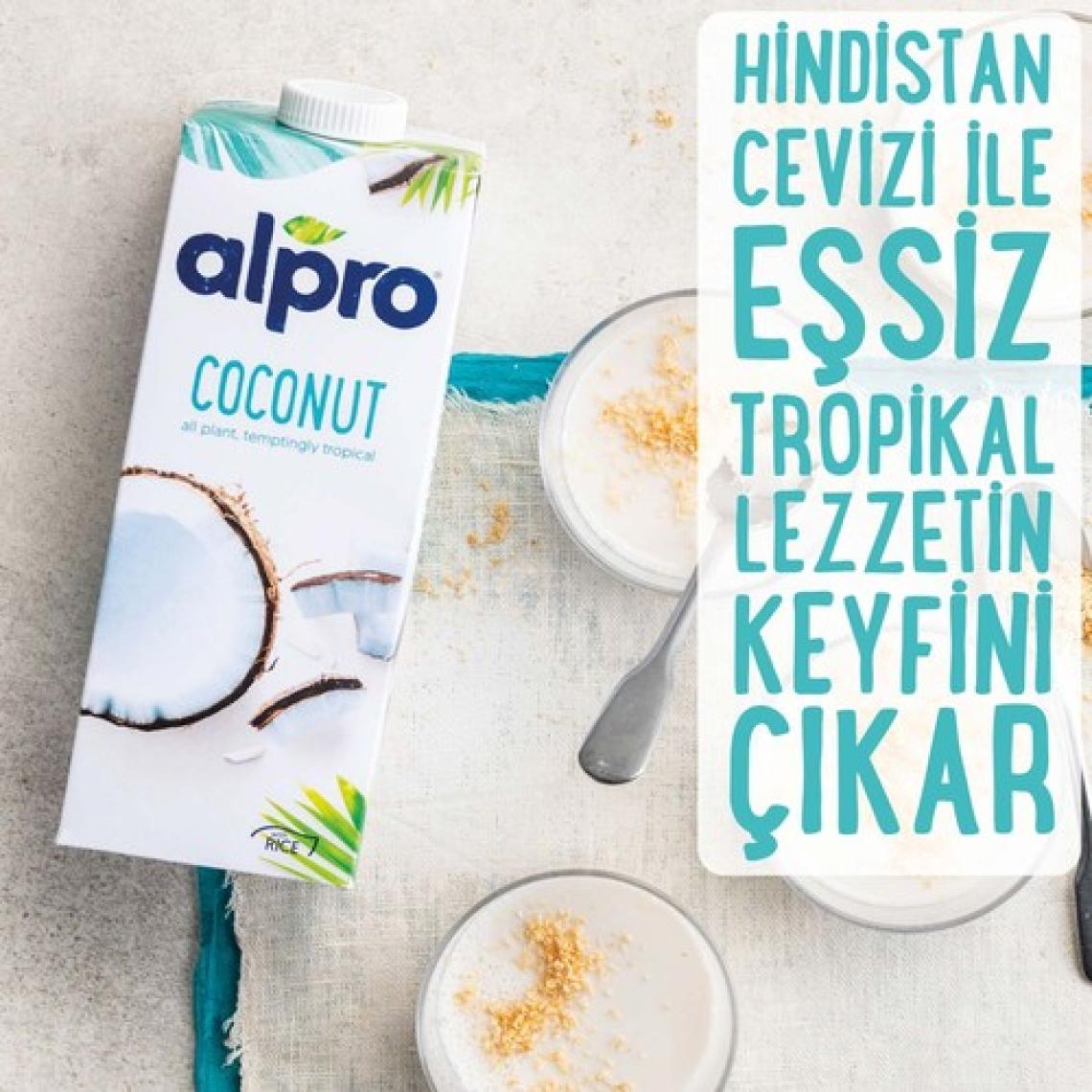 Alpro Hindistan Cevizi & Badem Sütü 1 lt