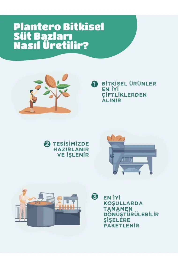 Plantero 2'li Set Fındık Sütü Bazı Konsantre (250GR, 6 Lt Süt, %100 Fındık, 25 Bardak) 00003-2