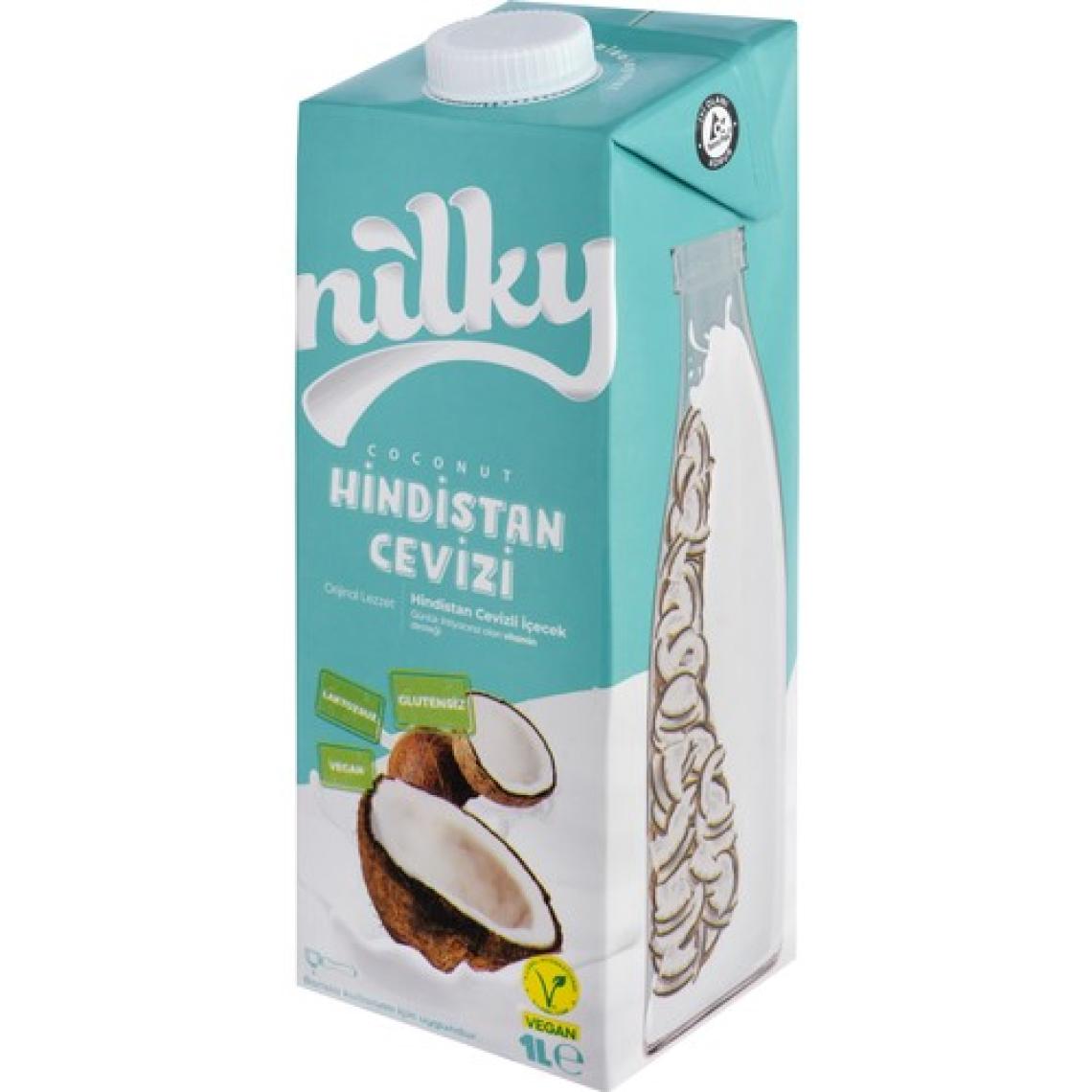 Nilky Hindistan Cevizi Sütü Glütensiz  Bitkisel  Bazlı Laktosuz Vegan 6x1 lt