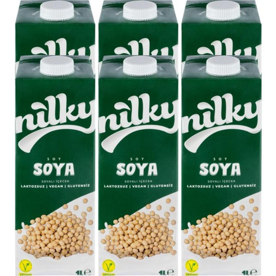 Nilky Soya Sütü Laktosuz Vegan Glütensiz  6x1 lt