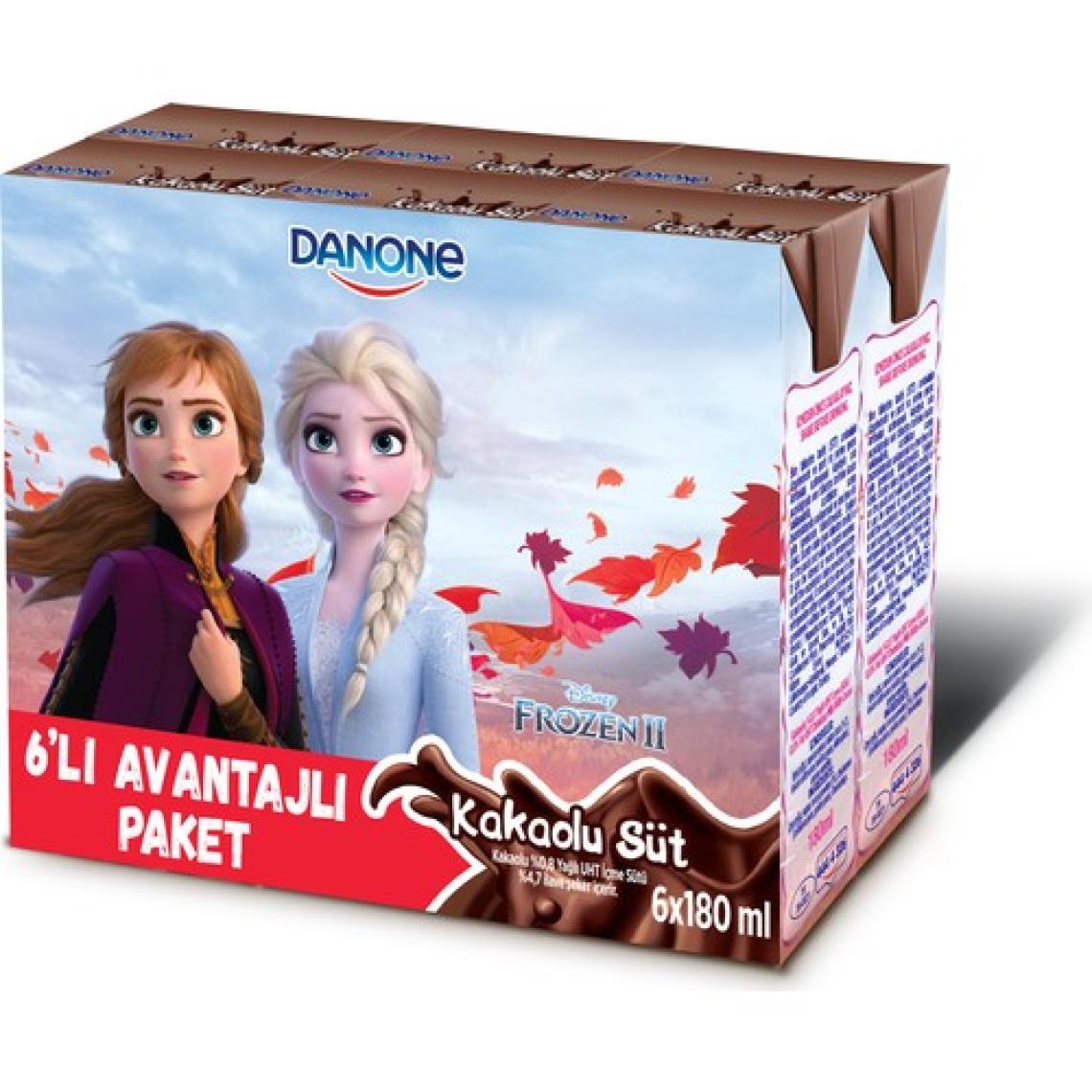 Danone Disney Kakaolu Uht Süt 180MLX6(Karakter seçimi yapılamamaktadır)