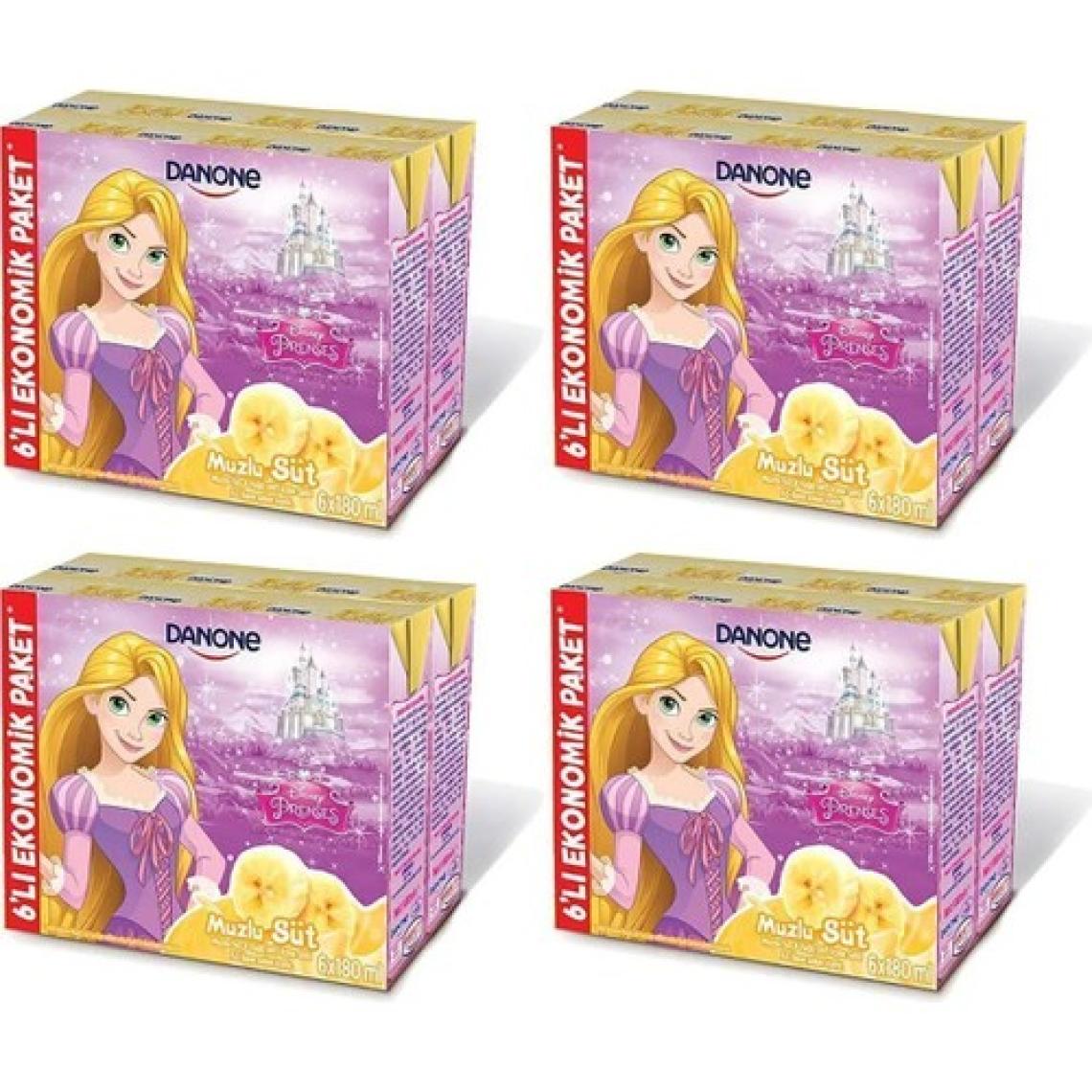 Danone Disney Muzlu Uht Süt 180ML 6'lı (Karakter Seçimi Yapılamamaktadır) X4 Adet