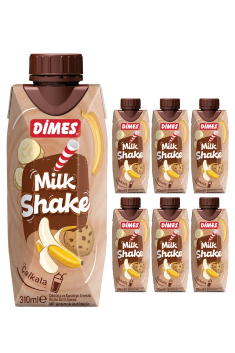 Dimes Milk Shake Muzlu - Kurabiyeli 310 ml x 6'lı