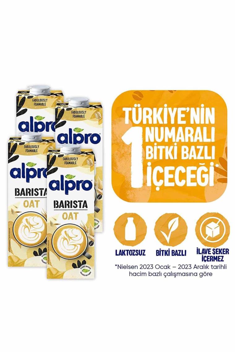Barista Yulaf Sütü 4x1L