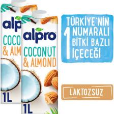 Alpro Hindistan Cevizli & Badem Sütü 2x1L