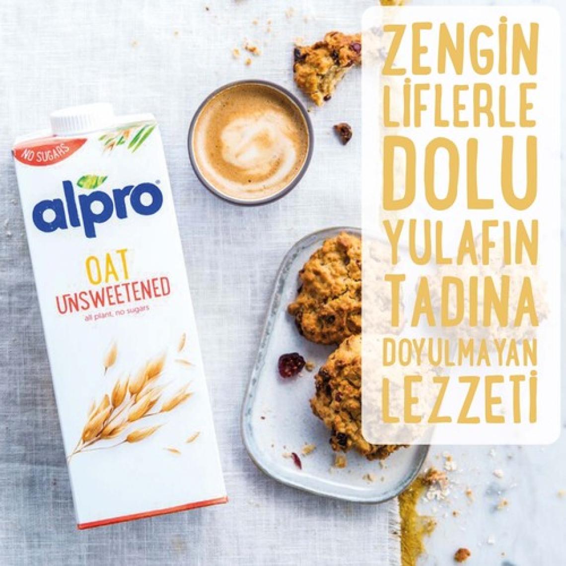 Alpro Şekersiz Yulaf Sütü 1 lt