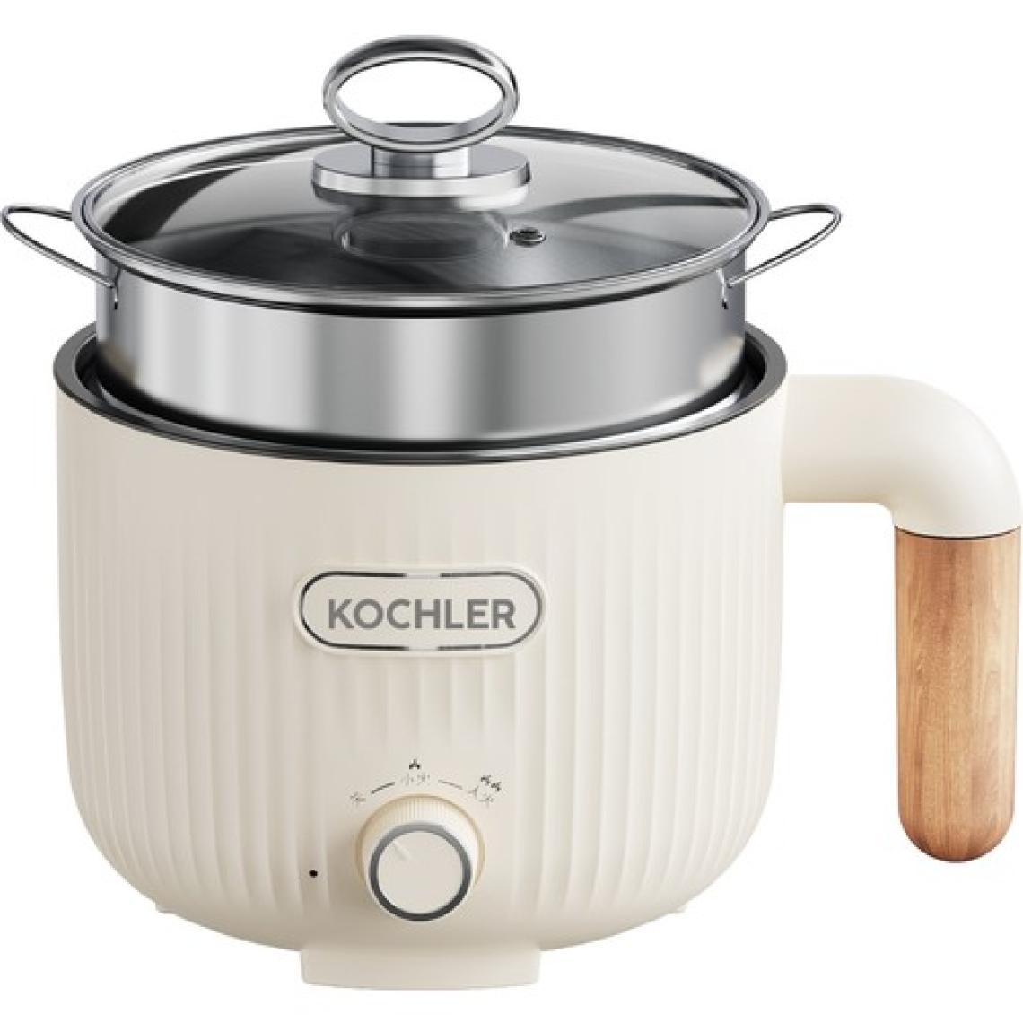 Kochler Çok Amaçlı Elektrikli Tencere | 600w | 1.6l | Buharlı Ve Yağda Pişirme Özellikli -Jj18b-2