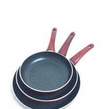 Modern Ve Şık Tasarımlar Yanmaz Yapışmaz 3'lü Teflon Tava Set 20-24-28cm
