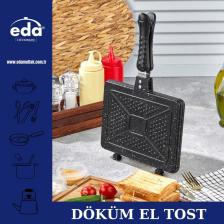 Döküm Granit 24x17 Cm Ocak Üstü El Tost Makinesi
