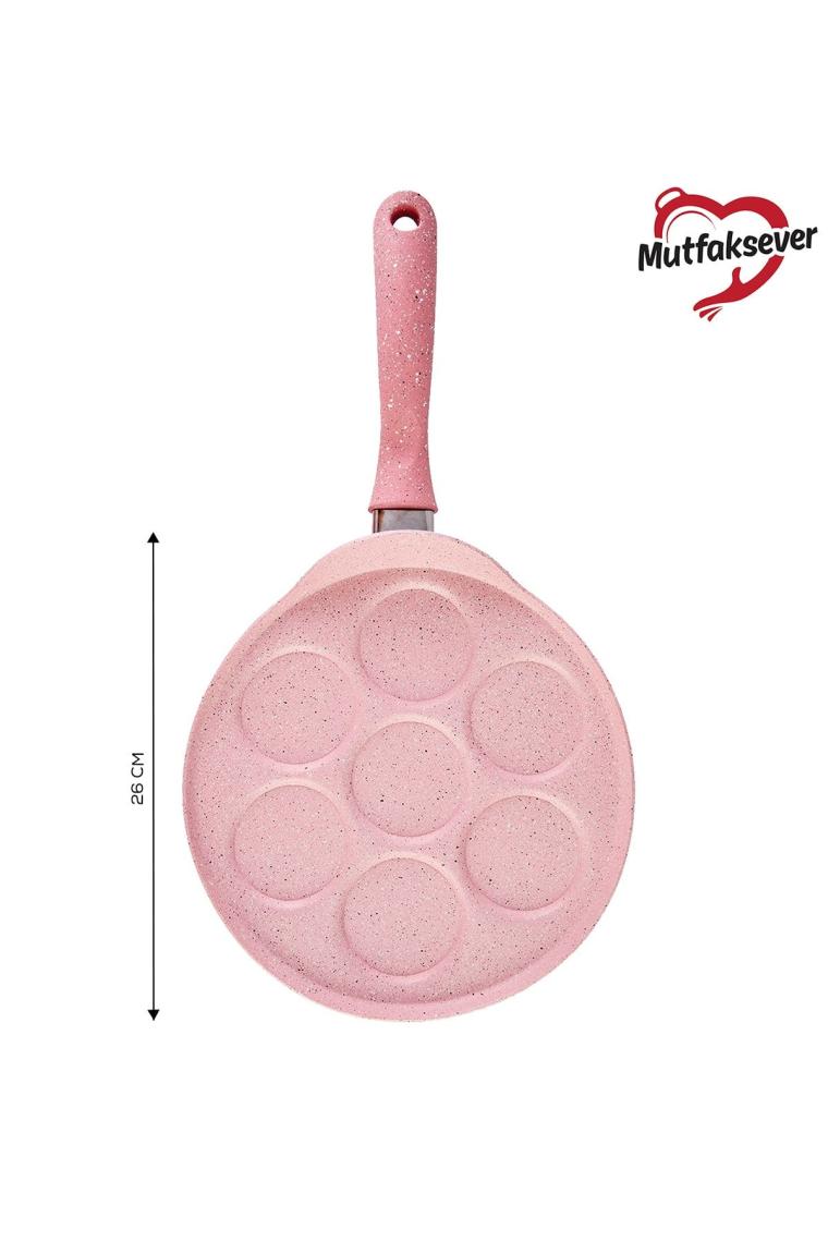 Karaca Mutfaksever Biogranit Pink Pankek Tavası