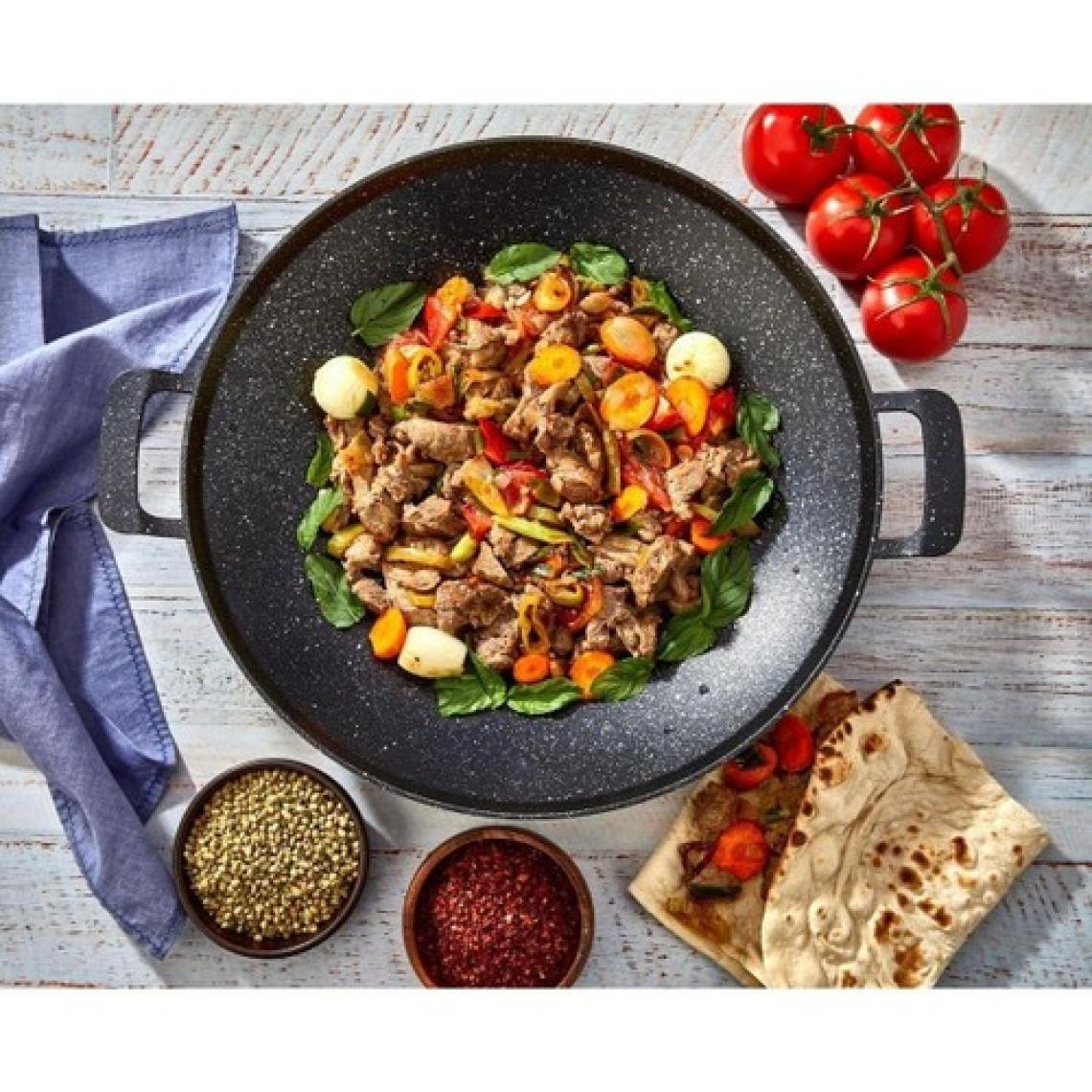 Cookcase Saç Kavurma Tavası Çift Kulplu - 34 cm