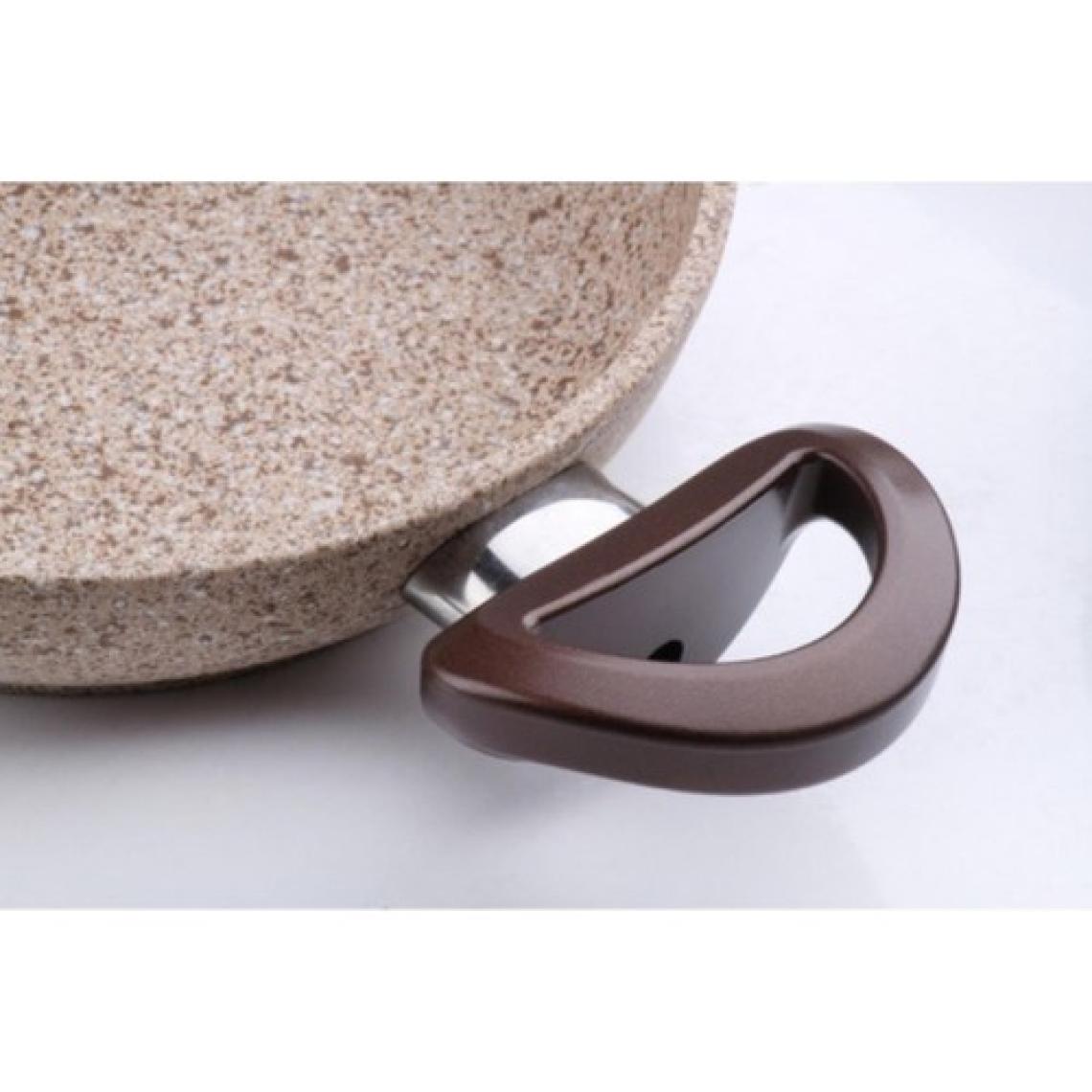 Falez Creamy 3 Parça Granit Tava Seti Sahan Set