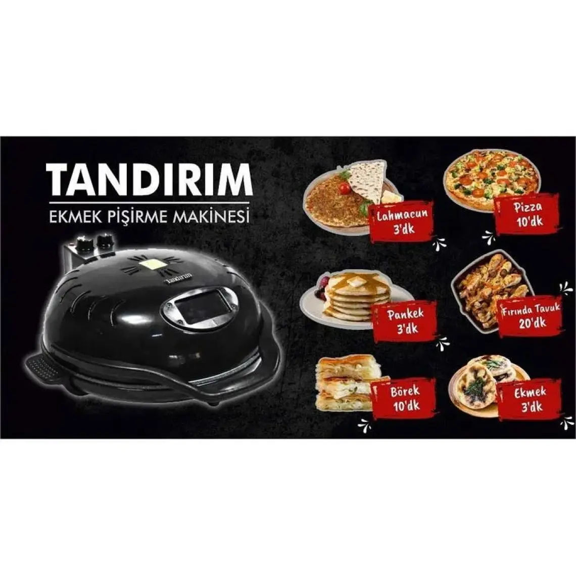 Tandırım ES001 Ekmek Pişirme Makinesi