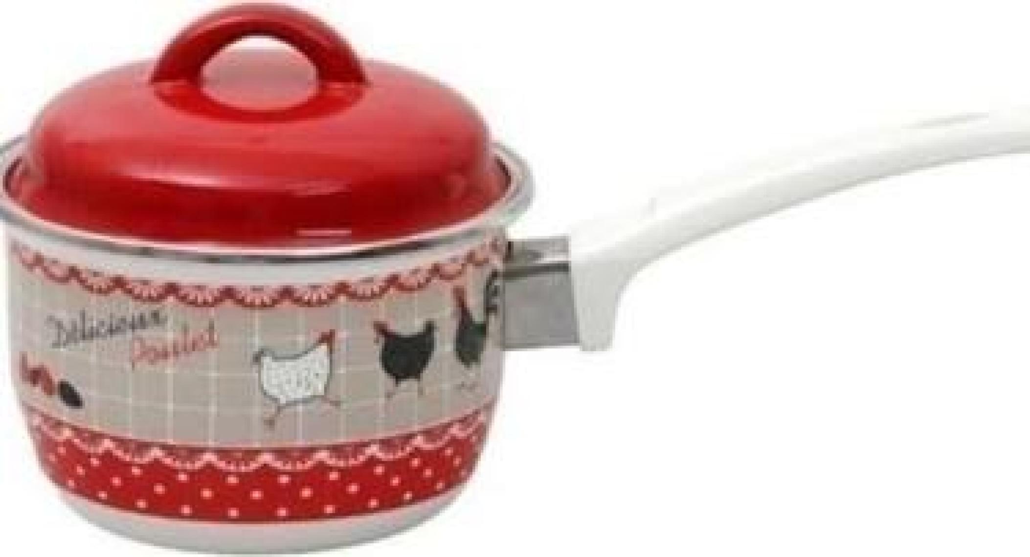 Miss Betty Rafadan Yumurta ve Sos Tavası Desenli Emaye FMA55531 Ms