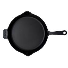 Döküm Yuvarlak Kızartma Tavası Döküm Demir Yekpare Saplı. Çap(Ø)30cm