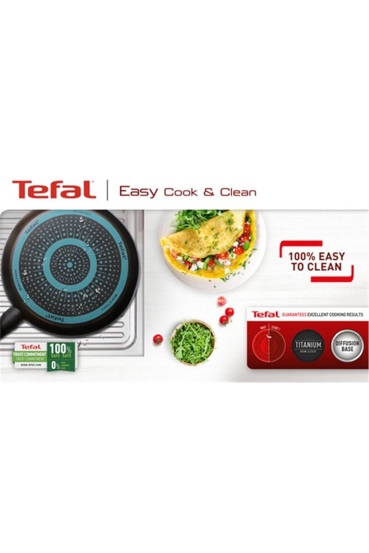 Titanyum 1x Simplecook Difüzyon Tabanlı Wok Tava - 28 Cm