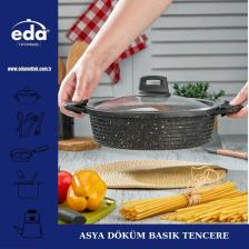 Eda Gri 7 Parça Set Tencere Seti