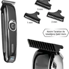 Yopigo G Power Şarjlı Traş Makinesi Saç Sakal Ense Vucüt Kılı Tıraş Makinası