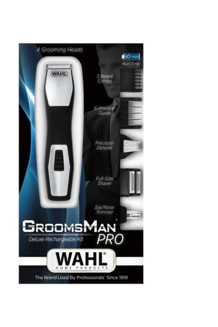 Wahl Groomsman Pro Şarjlı Saç & Sakal & Bıyık Düzeltme Ve Şekil Verme Makinesi 4015110007517