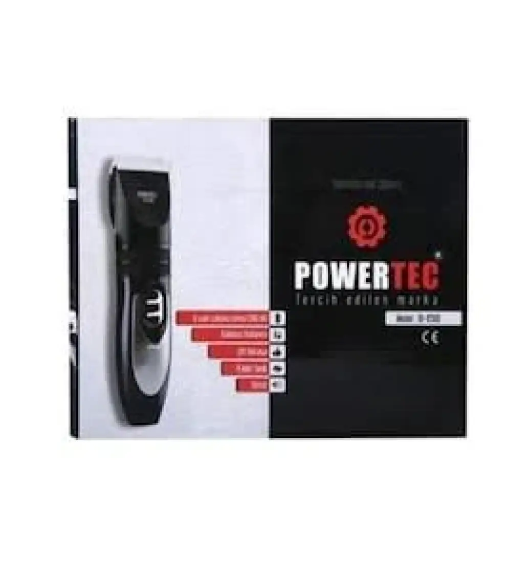 Powertec TR-6500 Yedek Bataryalı Şarjlı Tıraş Makinesi