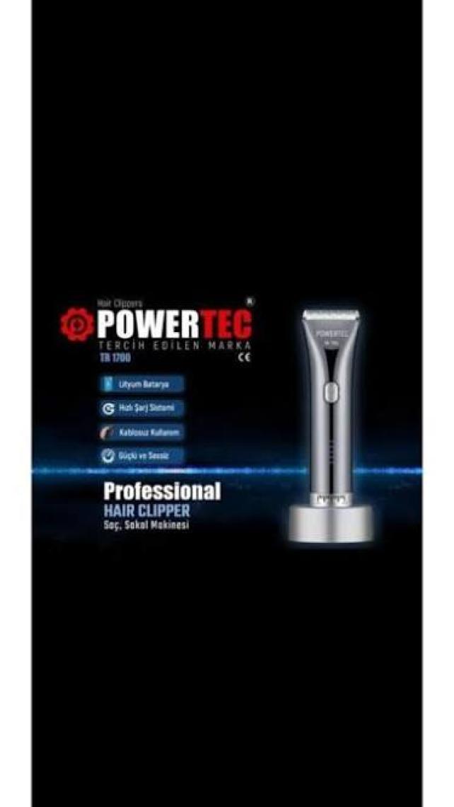 Powertec TR-1700  Pro Deluxe  Saç -Sakal Kesme Makinesi