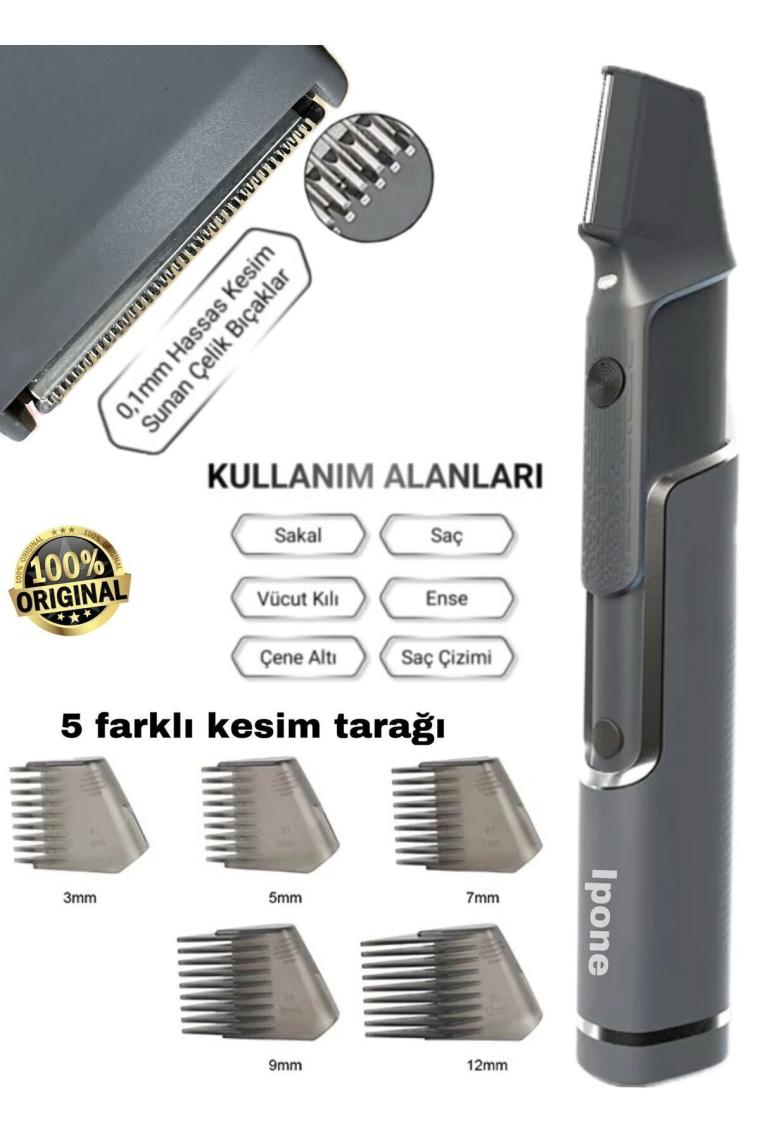 Saç Sakal Ense Vücut Lazer Epilasyon Öncesi Tüy Alma Bay Bayan Tıraş Makinesi